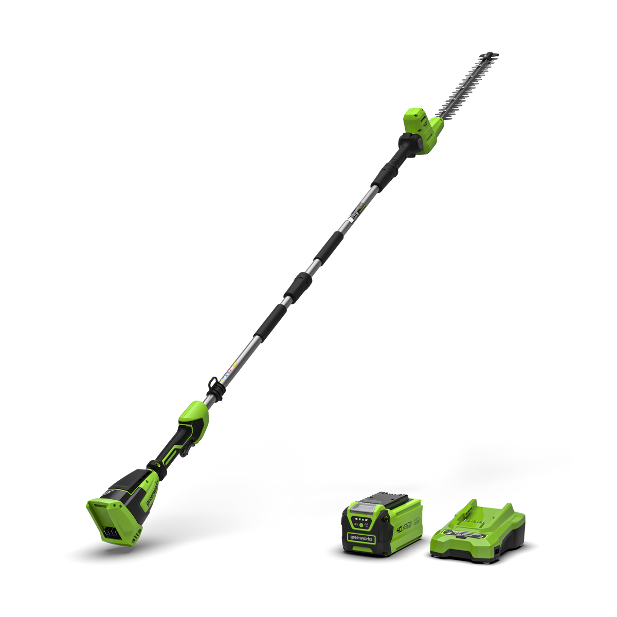 40V teleskopické nůžky na živý plot 51 cm Gen. II - baterie 2 Ah