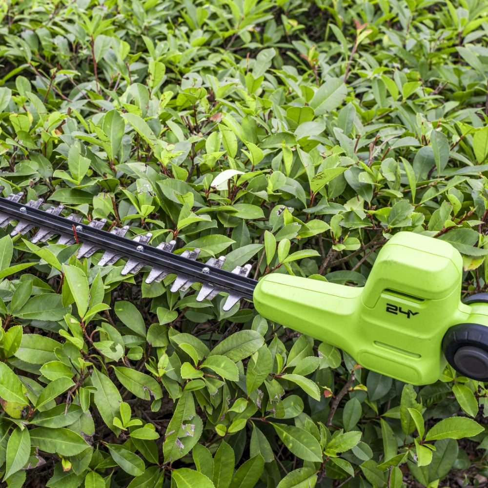 POWERALL 24V teleskopické nůžky na živý plot 51cm Gen. II - baterie 2Ah