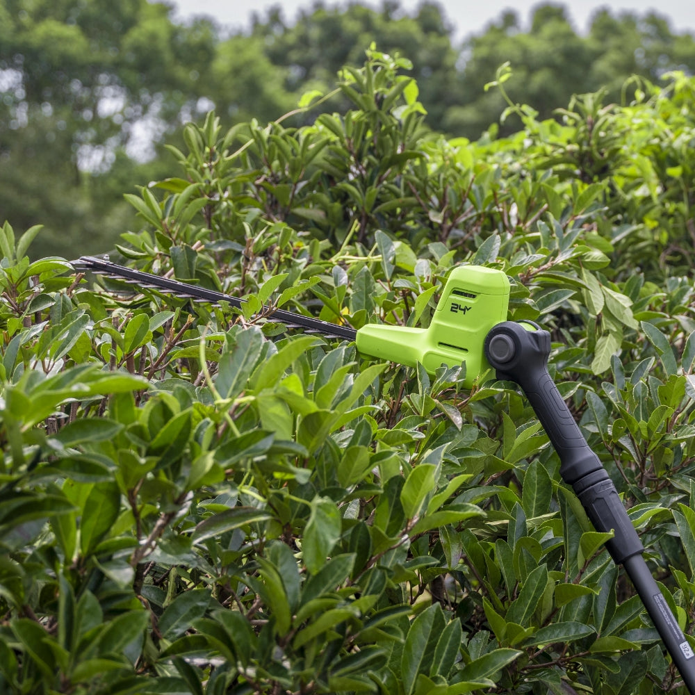 POWERALL 24V teleskopické nůžky na živý plot 51cm Gen. II - baterie 2Ah