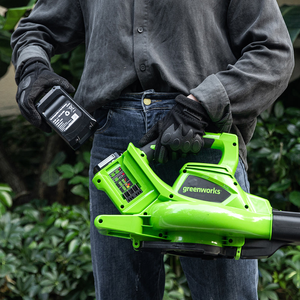 POWERALL 48V (24V x 2) Leaf Blower / Leaf Vacuum 322 km/h - tool only