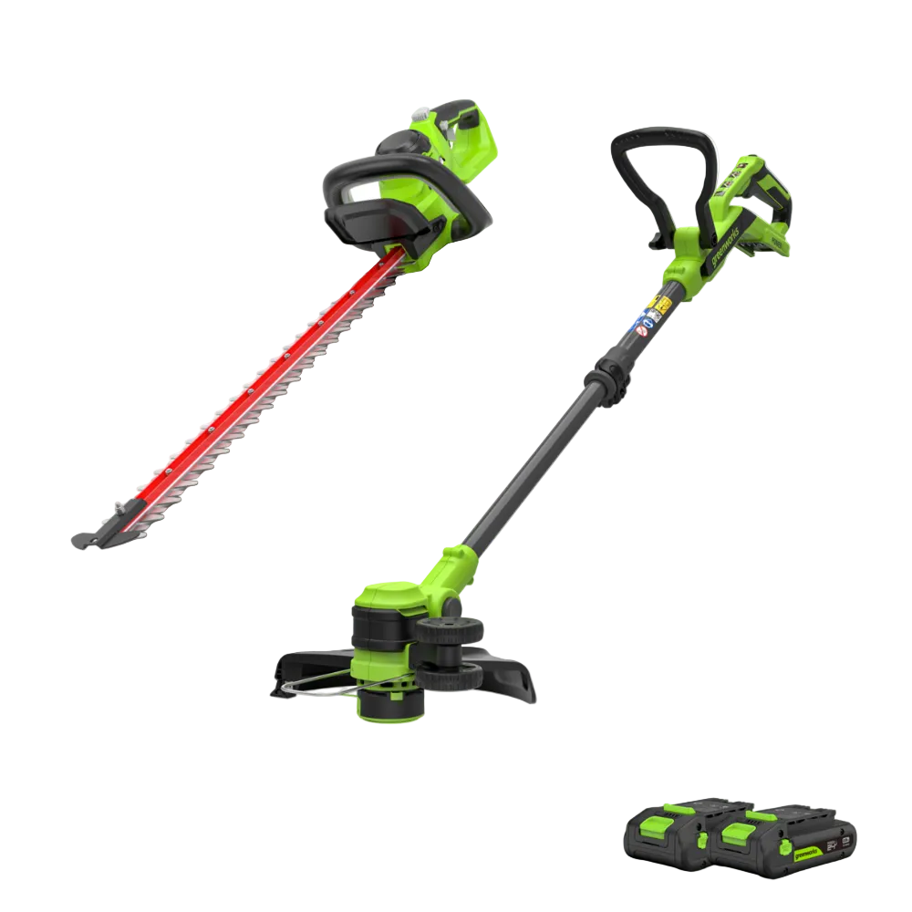 Strunová sekačka POWERALL 24V 30cm + plotostřih 61cm, sada