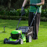 POWERALL 48V (24V x 2) sekačka na trávu s pojezdem 46cm - 2x baterie 4Ah
