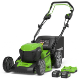 POWERALL 48V (24V x 2) sekačka na trávu s pojezdem 46cm - 2x baterie 4Ah