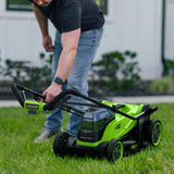 POWERALL 48V (24V x 2) sekačka na trávu 36cm - 2x baterie 4Ah