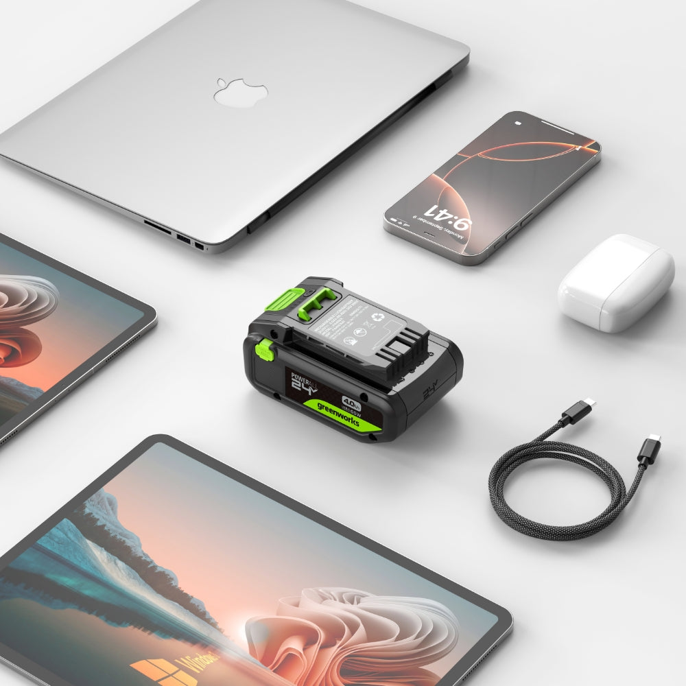 Startovací sada POWERALL 24V baterie USB-C 4Ah + nabíječka 65W