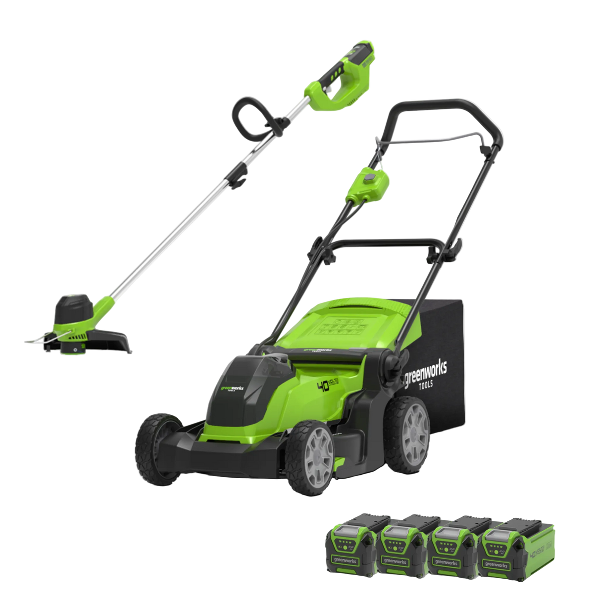 Sada sekačky na trávu 40V 41cm + vyžínače trávy 30cm