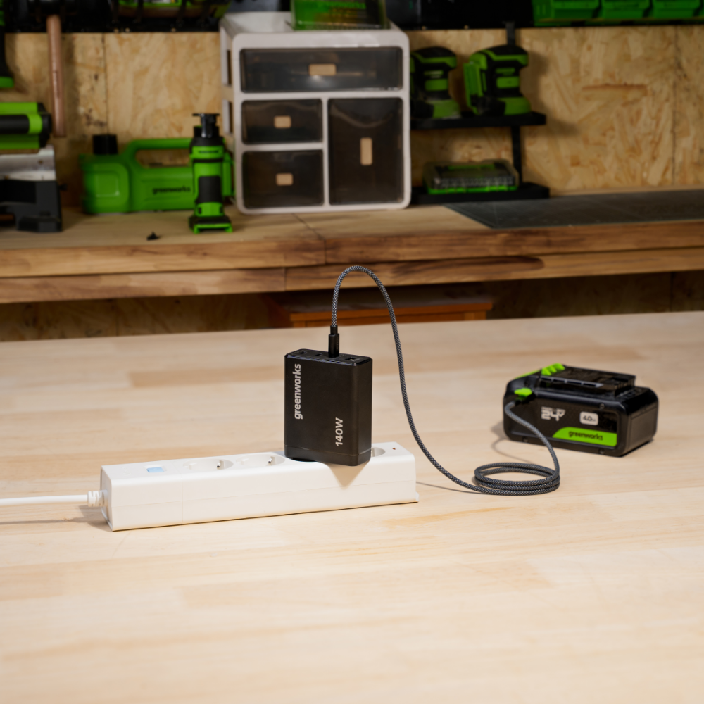 Startovací sada POWERALL 24V, 2x baterie 4Ah USB-C + nabíječka 140W