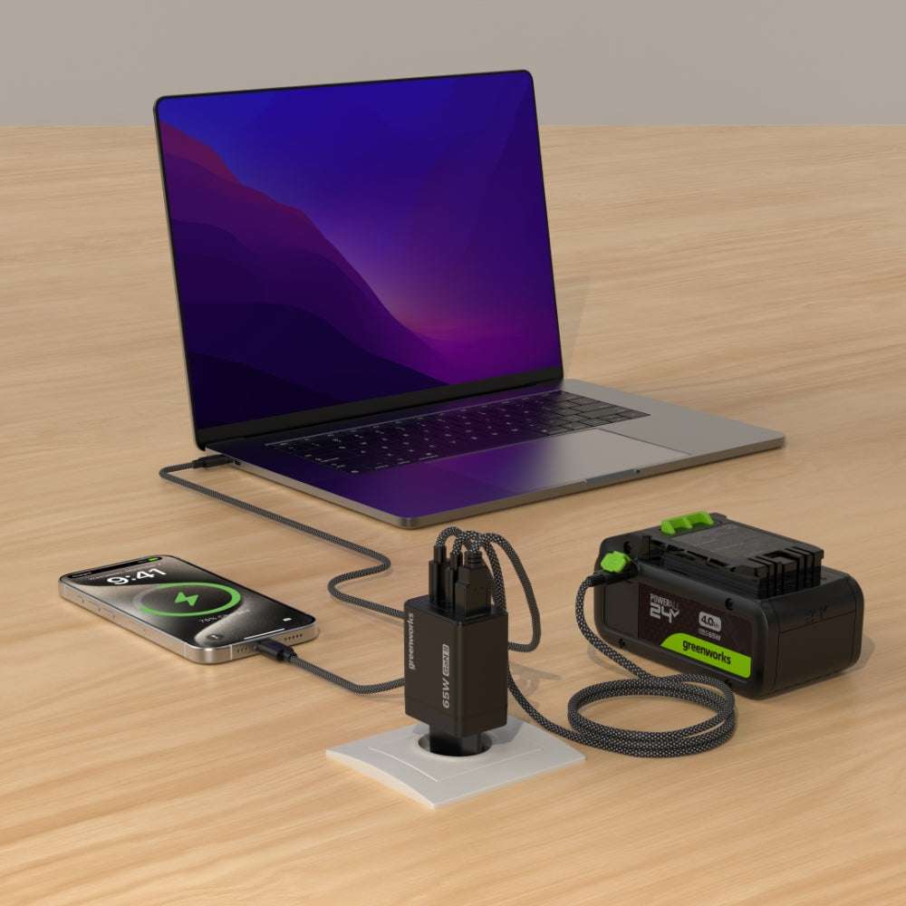 Startovací sada POWERALL 24V baterie USB-C 4Ah + nabíječka 65W