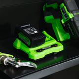 POWERALL 24V startovací sada 2x4Ah baterie + dvojitá nabíječka