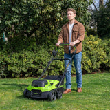 POWERALL 48V (24V × 2) vertikutátor / provzdušňovač 2 v 1, 38cm - pouze nářadí