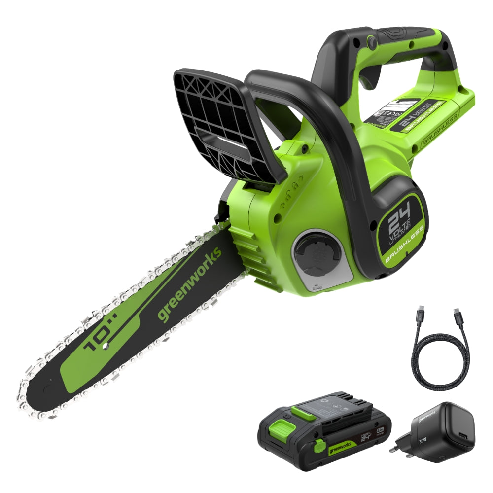 POWERALL 24V řetězová pila 25 cm - baterie 2 Ah
