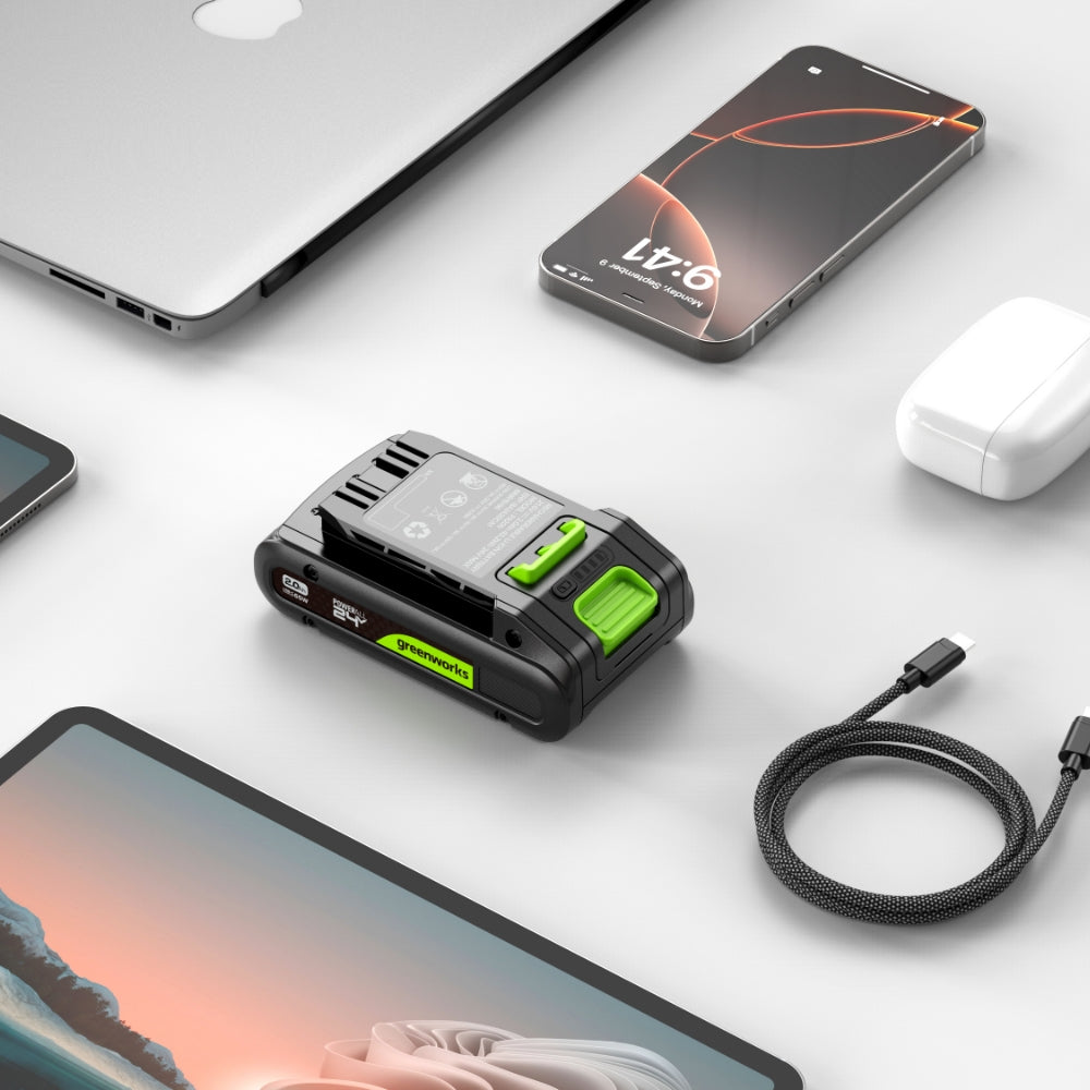 Startovací sada POWERALL 24V baterie USB-C 2Ah + nabíječka 65W