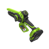 POWERALL 24V mini řetězová pila 10 cm Gen. II s prodlužovací tyčí - baterie 2 Ah