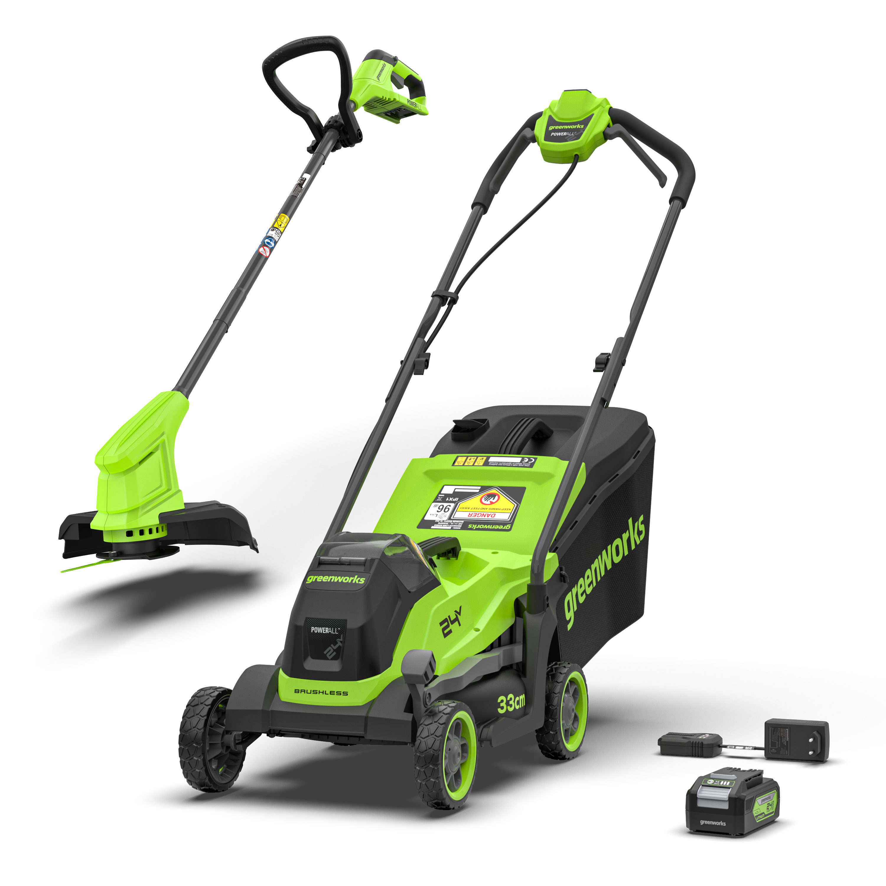 Sada sekačky POWERALL 24V 33cm + strunové sekačky 25cm Gen. II