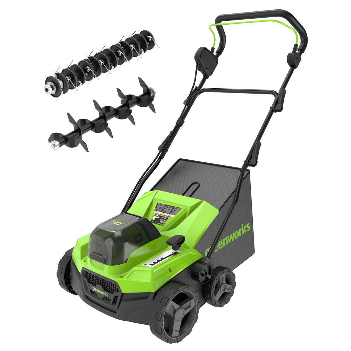 Vertikutátor / provzdušňovač 40V 2 v 1, 38cm - pouze nářadí