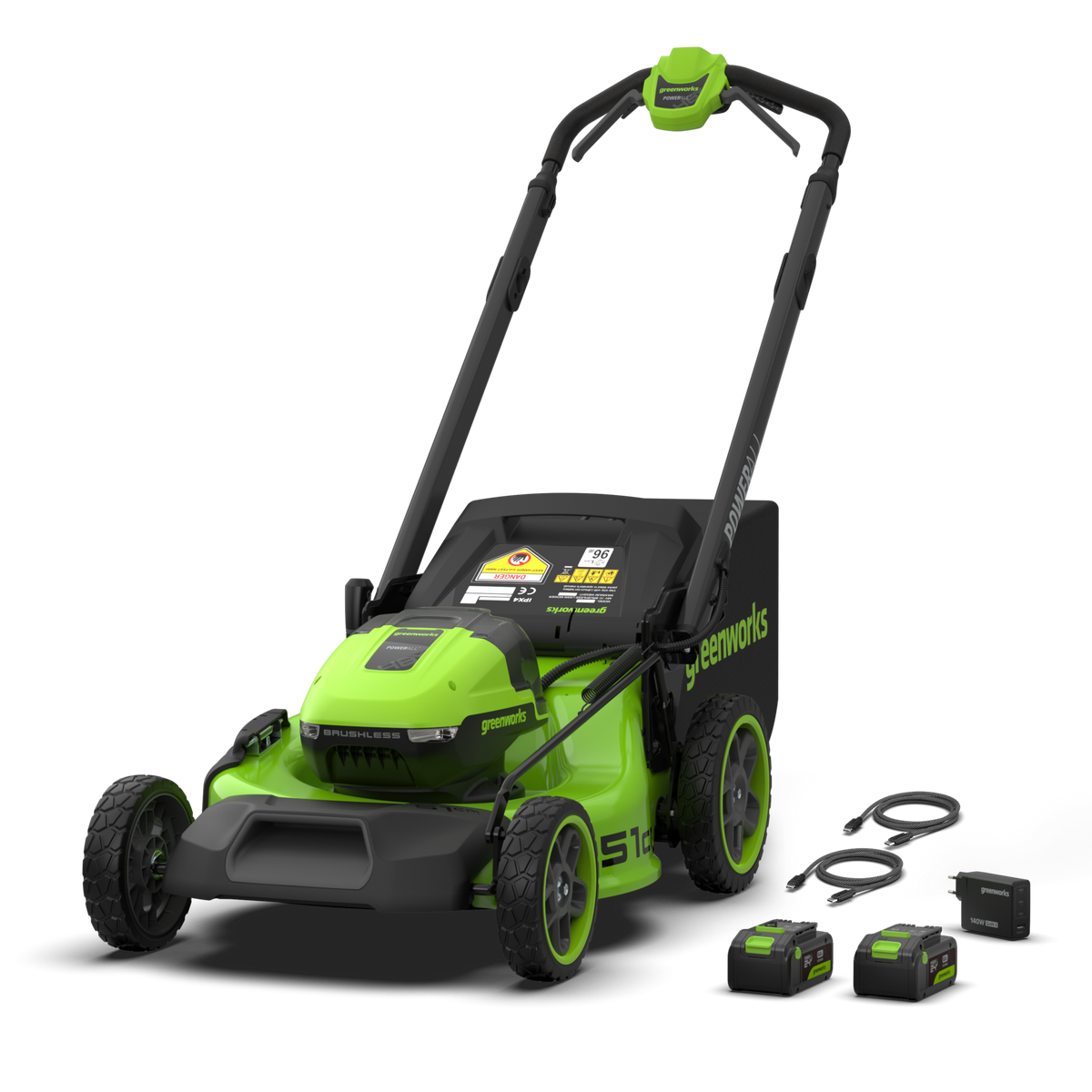 POWERALL 48V (24V x 2) sekačka na trávu 51cm SP - 2x baterie 6Ah