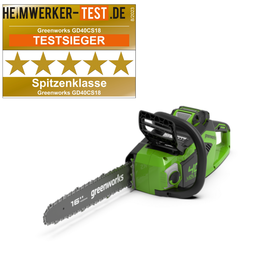 Řetězová pila 40 V, 40 cm, 1,8 kW - pouze nářadí