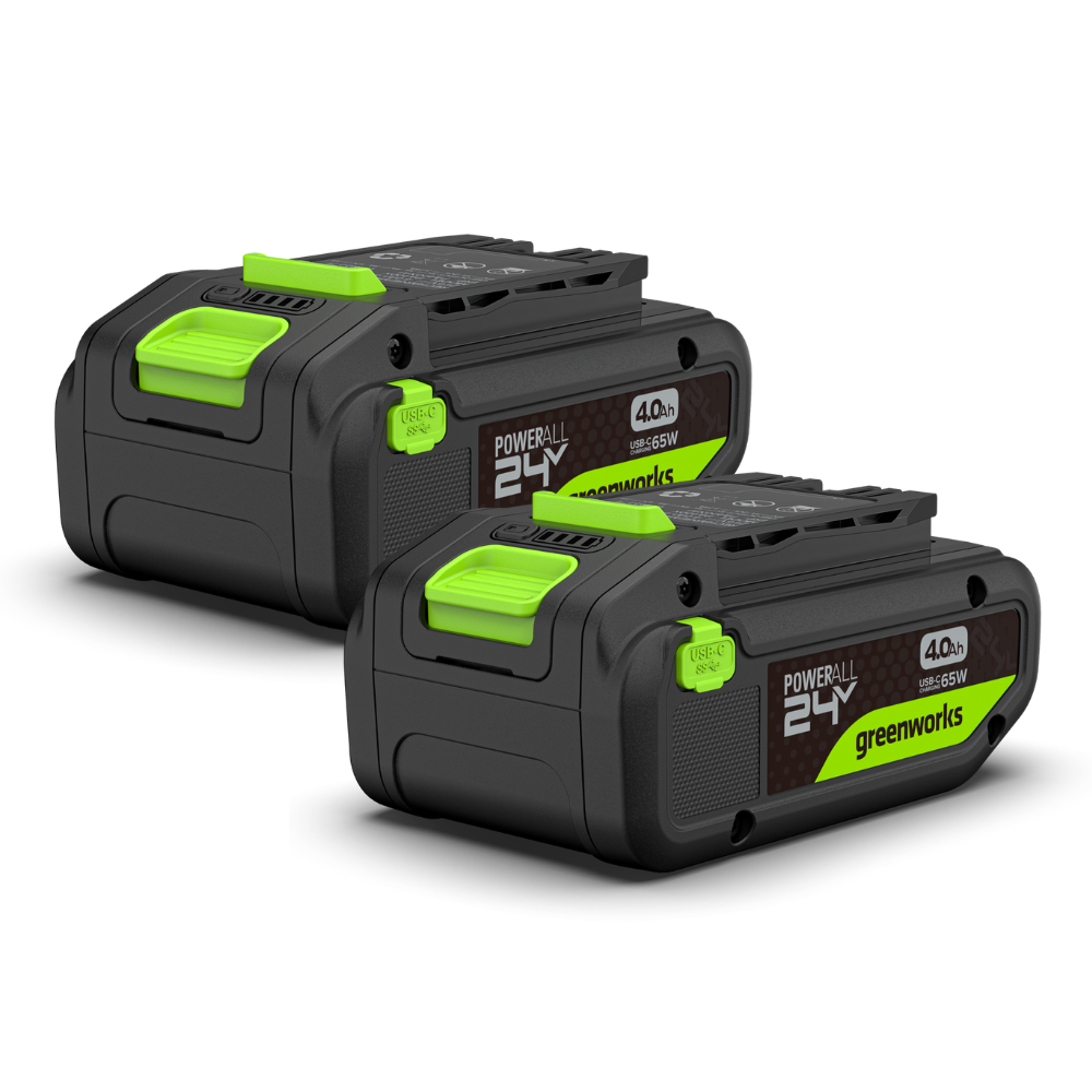 2x vysoce výkonná baterie POWERALL 24V USB-C 4Ah