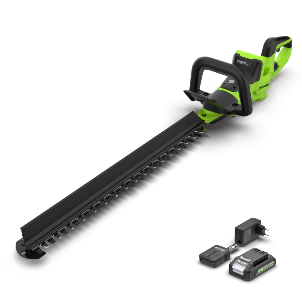POWERALL 24V prémiové nůžky na živý plot 61 cm - baterie 2 Ah